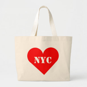 Bolsa Tote Jumbo Red Heart NYC