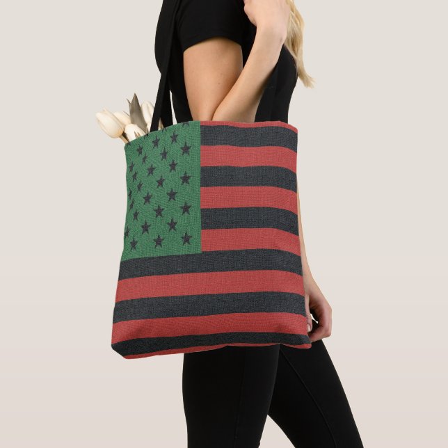 Bolsa Tote Juneteenth Afroamericana (Detalle)