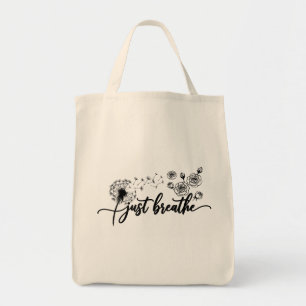 Bolsa tote Just Breathe Citas Inspiradoras Buena 