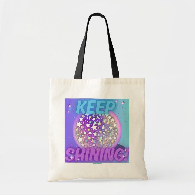 Bolsa tote KEEP SHINING (Frente)