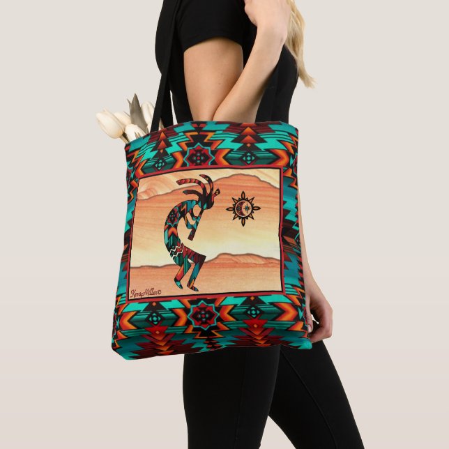 Bolsa Tote Kokopelli del Suroeste (Detalle)