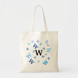 Bolsa tote - Letras Azules