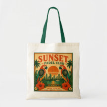 Bolsa Tote Lorito del Club de Padel Puesta de Sol
