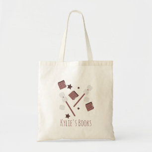 Bolsa Tote Malvaviscos Chocolate Biblioteca Niños
