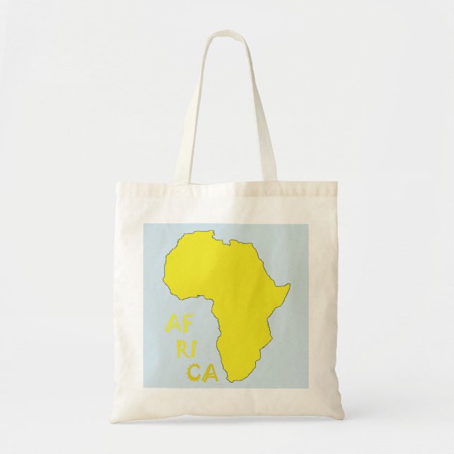 Bolsa tote Mapa de África (Frente)