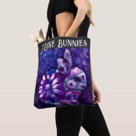 Bolsa Tote - Me Encantan los Conejitos - Pintura C