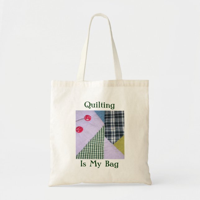Bolsa tote Mi bolsa de patchwork (Frente)