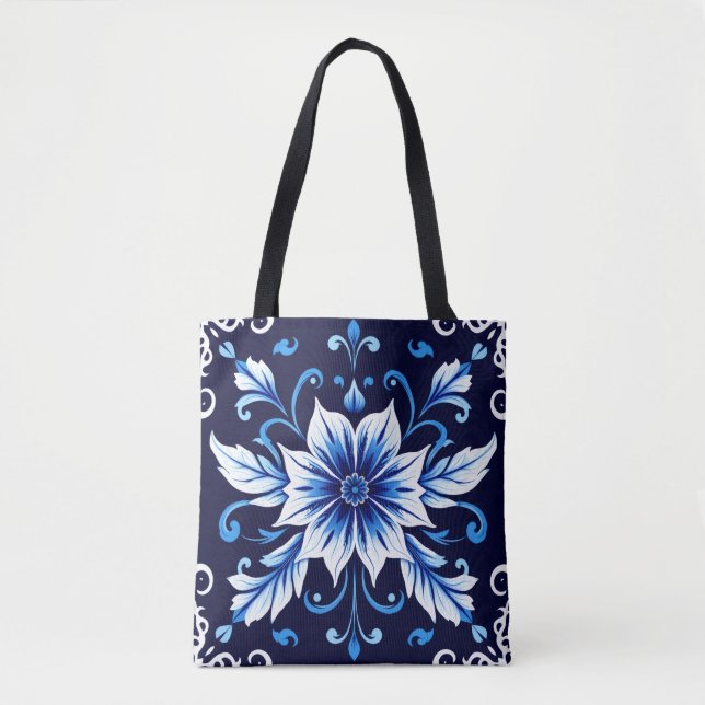 bolsa tote midnight bloom (Anverso)