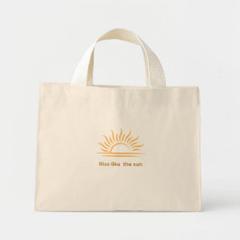 Bolsa Tote Minimalista Inspiradora Rise Like the S