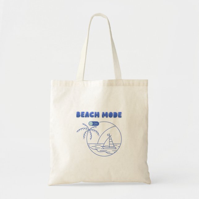 Bolsa tote modo playa – Bolsa de mano de verano (Frente)