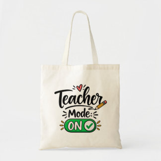 Bolsa Tote Modo Profesor ACTIVADO | Divertido Regr