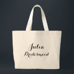 bolsa tote nombre personalizado<br><div class="desc">BOLSA TOTE DAMA DE HONOR</div>