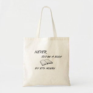 Bolsa Tote Nunca Juzgues un Libro por su Película