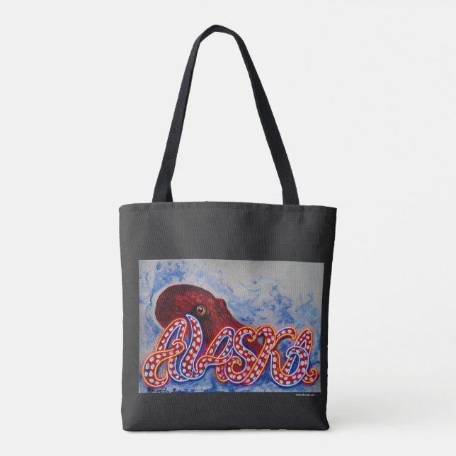 Bolsa Tote OctoAlaska & Borealis Run (Reverso)