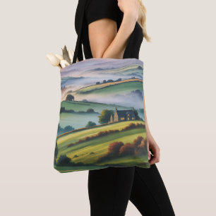 Bolsa Tote Paisaje Campestre Colinas Irlandesas Br