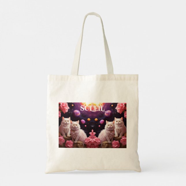 Bolsa Tote para amantes de los gatos (Reverso)
