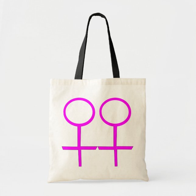 Bolsa Tote para los amantes de las lesbianas (Frente)