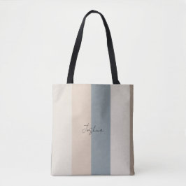 bolsa tote personalizada con rayas decentes