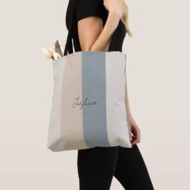 bolsa tote personalizada con rayas decentes