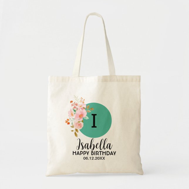 Bolsa Tote personalizada de cumpleaños (Frente)