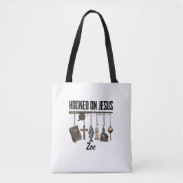Bolsa tote personalizada Enganchado a Jesús