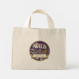Bolsa tote personalizada jardín silvestre poliniza