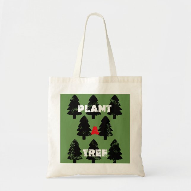 Bolsa Tote Planta Un Árbol (Frente)