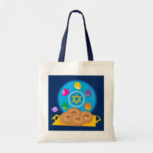 Bolsa Tote Presupuesto de la Placa de Hannukah