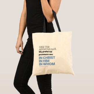 Bolsa Tote pronombres en Cristo