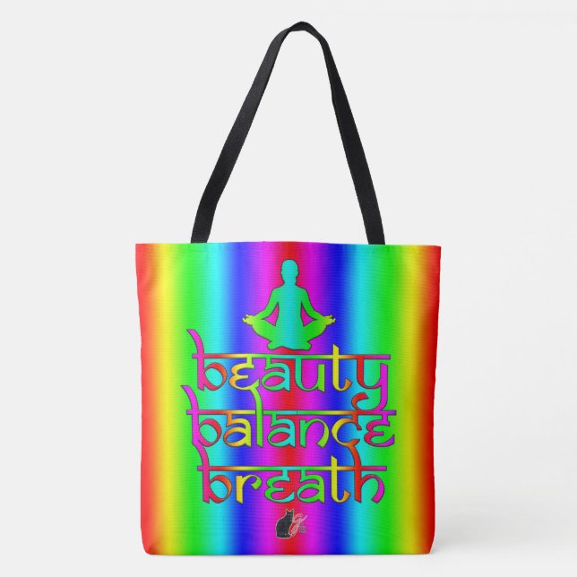 Bolsa Tote Respiración Equilibrio Belleza (Anverso)