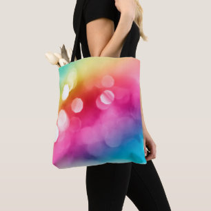 Bolsa tote resplandor abstracto