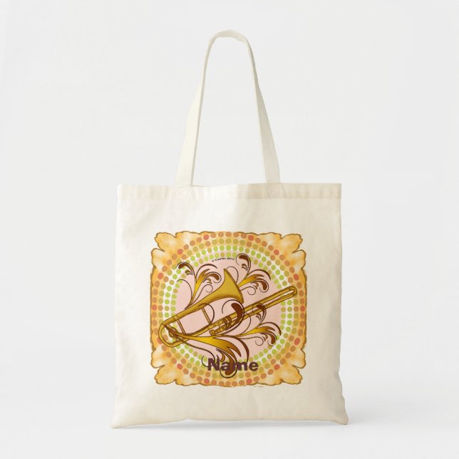 Bolsa tote Ritmo de trombón (Frente)