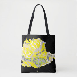 Bolsa Tote Rosa Amarilla en La Oscuridad