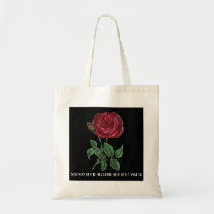 Bolsa Tote Rosa de Agua Bendita y Fuego del Infier