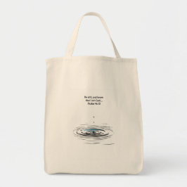 Bolsa Tote Salmo 46:10 Cristiana | Bolsa de Regalo