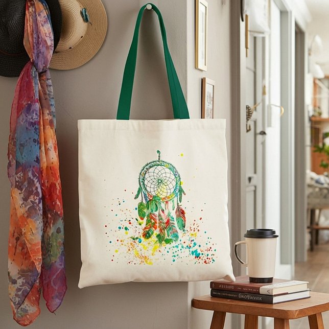 Bolsa tote salpicaduras atrapasueños (Subido por el creador)