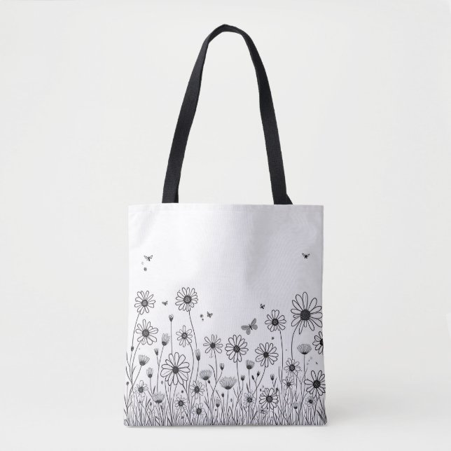 Bolsa tote simple para el día a día – reutilizable (Anverso)