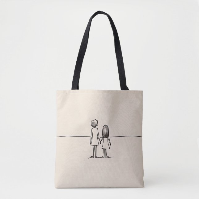 Bolsa tote simple para el día a día – reutilizable (Anverso)