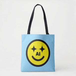 Bolsa Tote Smiley Face AI™