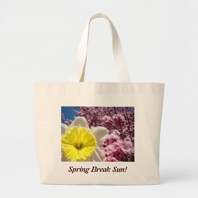 Bolsa tote ¡Sol de Spring Break! Amarillo brillant (Frente)