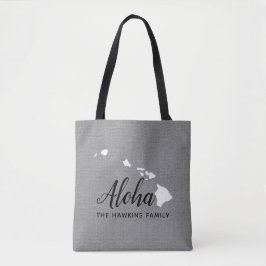 Bolsa Tote State Monogram de la familia Hawaii