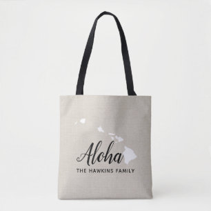 Bolsa Tote State Monogram de la familia Hawaii