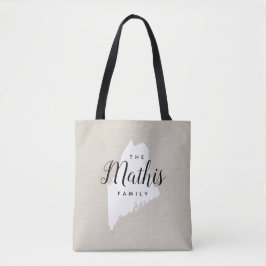Bolsa Tote State Monogram de la familia Maine