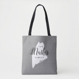 Bolsa Tote State Monogram de la familia Maine