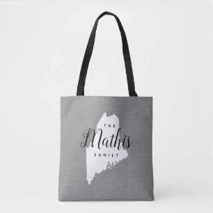 Bolsa Tote State Monogram de la familia Maine