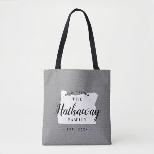 Bolsa Tote State Monogram de la familia Oregon