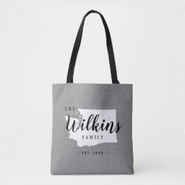 Bolsa Tote State Monogram de la familia Washington