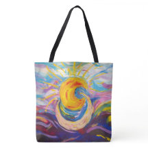 Bolsa Tote "Sun and Moon" (grande)