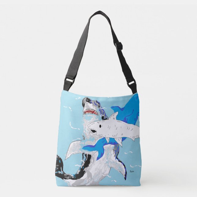 Bolsa Tote/Tiburones (Anverso)