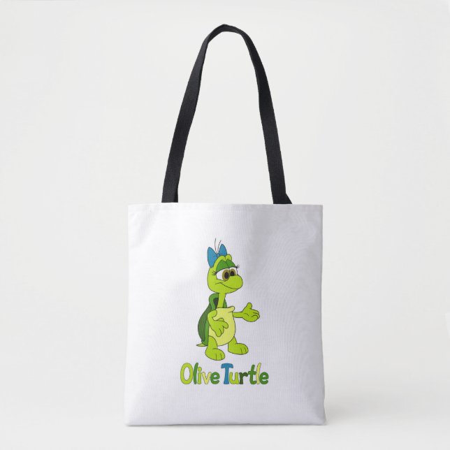 Bolsa Tote Tortuga Oliva (Anverso)
